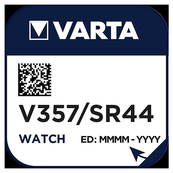 VARTA Uhren-Batterie 1,55V/143mAh/Silber V 357 Stk.1